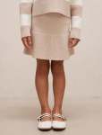 Charlie Girls Knit Skirt - 10-12 Yrs Neutral Stripe Co-ord