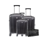 Roncato We Are Dlx 4 Wheel Luggage Set + Fold Up Duffle - Graphite