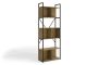 - High Bookcase W/03 Niches - Freijo/matte Black