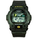 Casio G-shock Digital Quartz Black Resin Men's Watch G-7900 - Green
