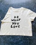 Zara White Do What You Love T Shirt 10Y