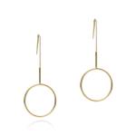 Celestial Pin Earrings - 18KT Yellow Gold Vermeil