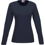 Ladies Long Sleeve Portland T-Shirt – Navy