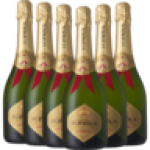 Le Domaine Premium Sparkling White Wine Bottles 6 X 750ML