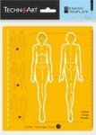 Template Human Figure Female 1