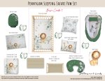 Cot Duvet Bedding Pennygum Sleeping Safari Paw Set