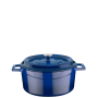 Lava Round Casserole 24CM - Blue