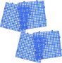 4PCS Interlocking Outdoor Deck Tiles Plastic Floor Tiles For Garden