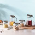 Set Of 5 Glass Canister Set