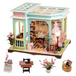 Diy Miniature Dollhouse Kit MINI House Making Kit With Furnitures And Light Tiny House Kit To Build For Adults Hobby Craft Gift