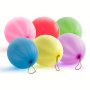 50pcs Balloon Punching Punch Balloons Heavy Duty Party Favors Bounce Balloons With Rubber Band Birthday Party Decoration Creative Small Gifts Holiday Accessory As Halloween