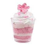 Clear Round Dessert Tub & Lid 150ML