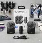 F15 Noise Cancelling Wireless Collar Microphone