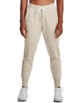 Women's Ua Rival Fleece Joggers - Oatmeal Light Heather Sm