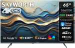 Google 65G6600H Skyworth 65" Uhd LED Tv 3840 X 2160 Resolution HDMI USB Bluetooth