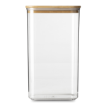 Canister Rect W bamboo Lid 3.6L