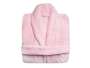 Vintage Pink Unisex Fleece Bathrobe Large