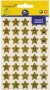 Gold Stars With Faces 3 Sheets - 120 Stickers