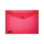 Treeline A5 Red Pvc Carry Folder With Stud - Pack Of 12