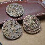 Carpe Diem Edc Viking Travel Talisman Bronze