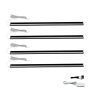 4 Pack 28CM Aluminum Cabinet Shelf Sensor LED Lighting Kit