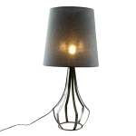 Vino Table Lamp - Lamp Base With Shade Pebble Ferro