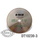 D Tech Diamond Blade Continuous Rim 230 X22 23 Mm Ceramic porcelain DT10230 3