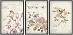 WALL26 Framed Canvas Print Wall Art Set Bird Butterfly & Roses With Typography Animals Wildlife Watercolor Modern Art Rustic Col