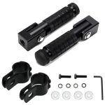 Xingwu M8 Motorcycle Foot Pegs 90 Degree Foldable Footpegs Cnc Anti-skid Footrest Universal For Yamaha Honda Suzuki Aprilia Elec