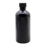 100ML Black Glass Aromatherapy Bottle With Screw Cap - Black 18 410