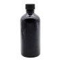 100ML Black Glass Aromatherapy Bottle With Screw Cap - Black 18/410