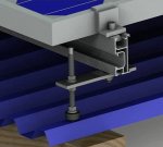 SOL-SBRACKET5 Mount X 4 60CELL 72CELL Portrait Orientation Onto Angled Klip-lock Roof