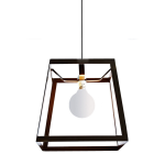 Hilton Pendant - Light Grey Ferrotex