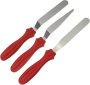 Icing Cake Spatula Set - 3 Pack Steel Plastic Baking Tools Kitchen Tool Set