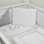 Cabbage Creek 5 Piece Cot Linen Set - Grey Sheep