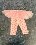 Naartjie Pink Polka Dot Pants With Tulle Skirt 3 6M
