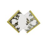 Foliage Border Serviettes 20S
