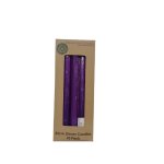 Candle Dinner Taper Purple 25CM X10