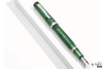 Leonardo Messenger Fountain Pen – Transparent Green With Rhodium Trim