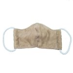 4AKID Tweens Reusable Fabric 3-LAYER Non-medical Mask - Medium Size - Blue Suedette
