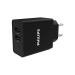 Philips Charger Wall - USB A 2X Port - 15.5W Max
