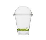 350ML Biosmoothie Cup & Pla Dome Lid 6PK