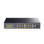 Cudy 16-PORT 10/100MBPS 1 X Gbe 1 X Gbe/sfp Combo Unmanaged Poe+ Switch 200W