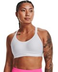 Women's Ua Infinity Mid Covered Sports Bra - White Md