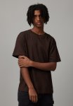 Relaxed Fit Basic T Shirt - Choc Torte