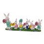 Rabbit Family With Easter Eggs 19X39CM
