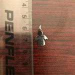 The 1.4CM Solid Angel Pendant Necklace