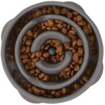 Outward Hound MINI Fun Feeder Dog Bowl - Grey Waggs Online Pet Shop