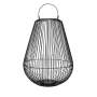 Lantern - Powder Coated Steel In Black: Large 54X71CM Nidea