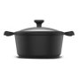 Taurus Aluminium Forged Pot 4.4L Black